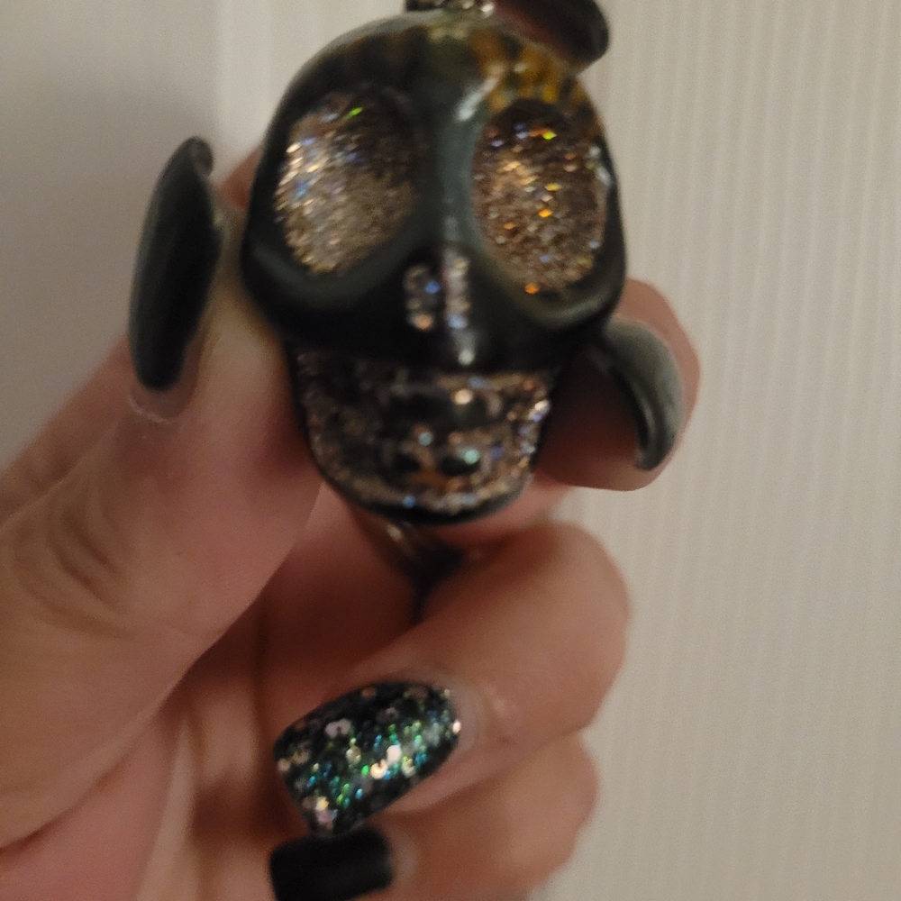 HALLOWEEN TIME 🦹‍♀️SUGAR SKULL NECKLACE 💀 ☠️ Handmade